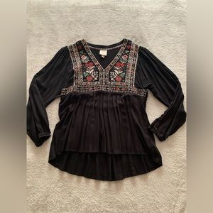 Knox Rose Boho Floral Top
